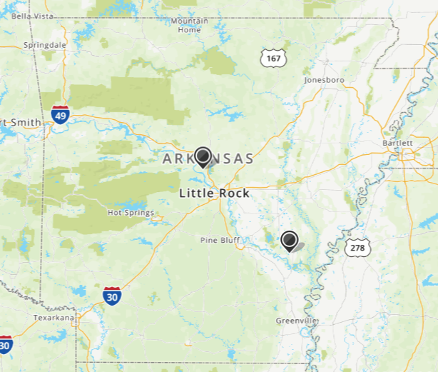 Mapquest Arkansas