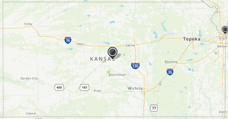 Mapquest Kansas