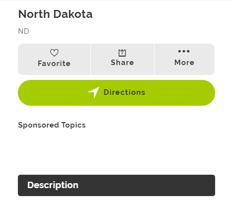 Mapquest North Dakota Route plan