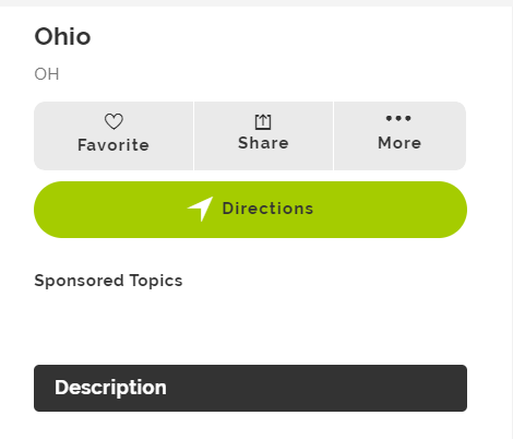 Mapquest Ohio Route planner