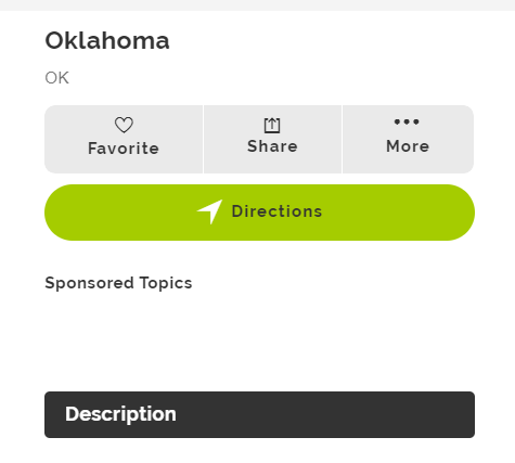 Mapquest Oklahoma Route Planner