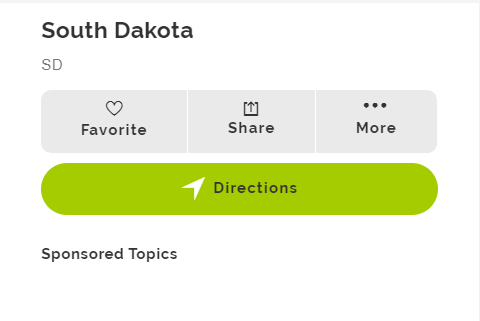 Mapquest South Dakota Trip Planner