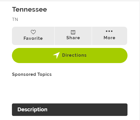 Mapquest Tennessee Trip Planner