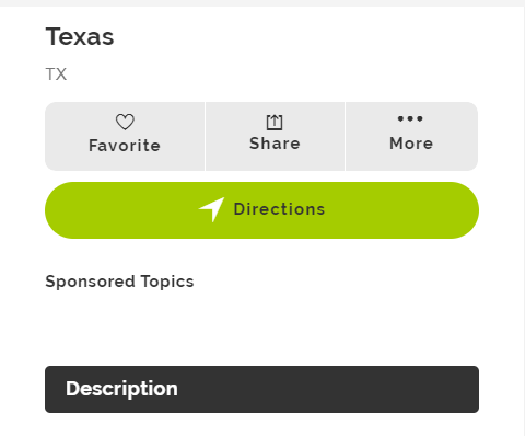Mapquest Texas Trip Planner