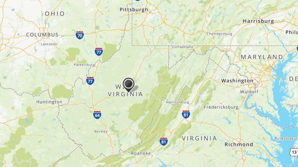 Mapquest West Virginia