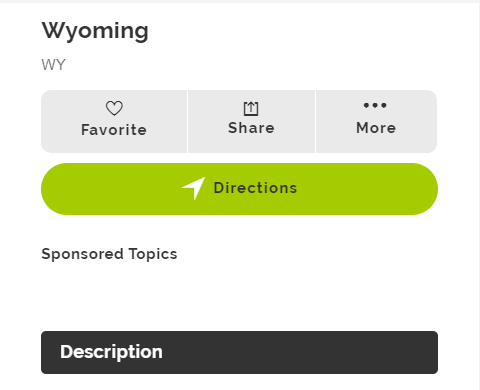 Mapquest Wyoming Trip Planner