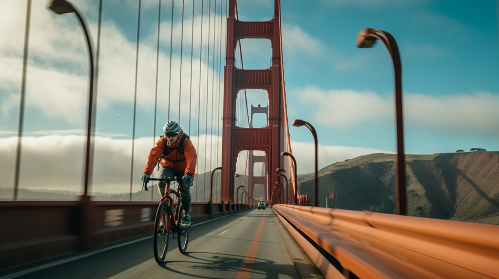 Biking on the Bridge